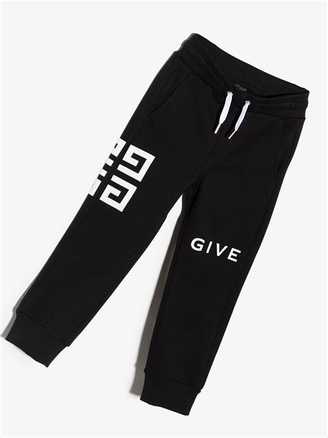 givenchy kids track pants|givenchy track pants logo.